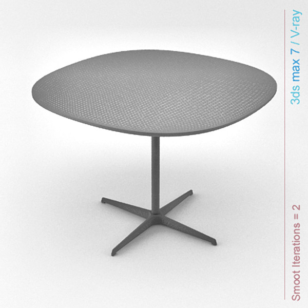 3d arne jacobsen tables 2 - Super-circular table 4 star leg ( 2 tables ) by lajhar